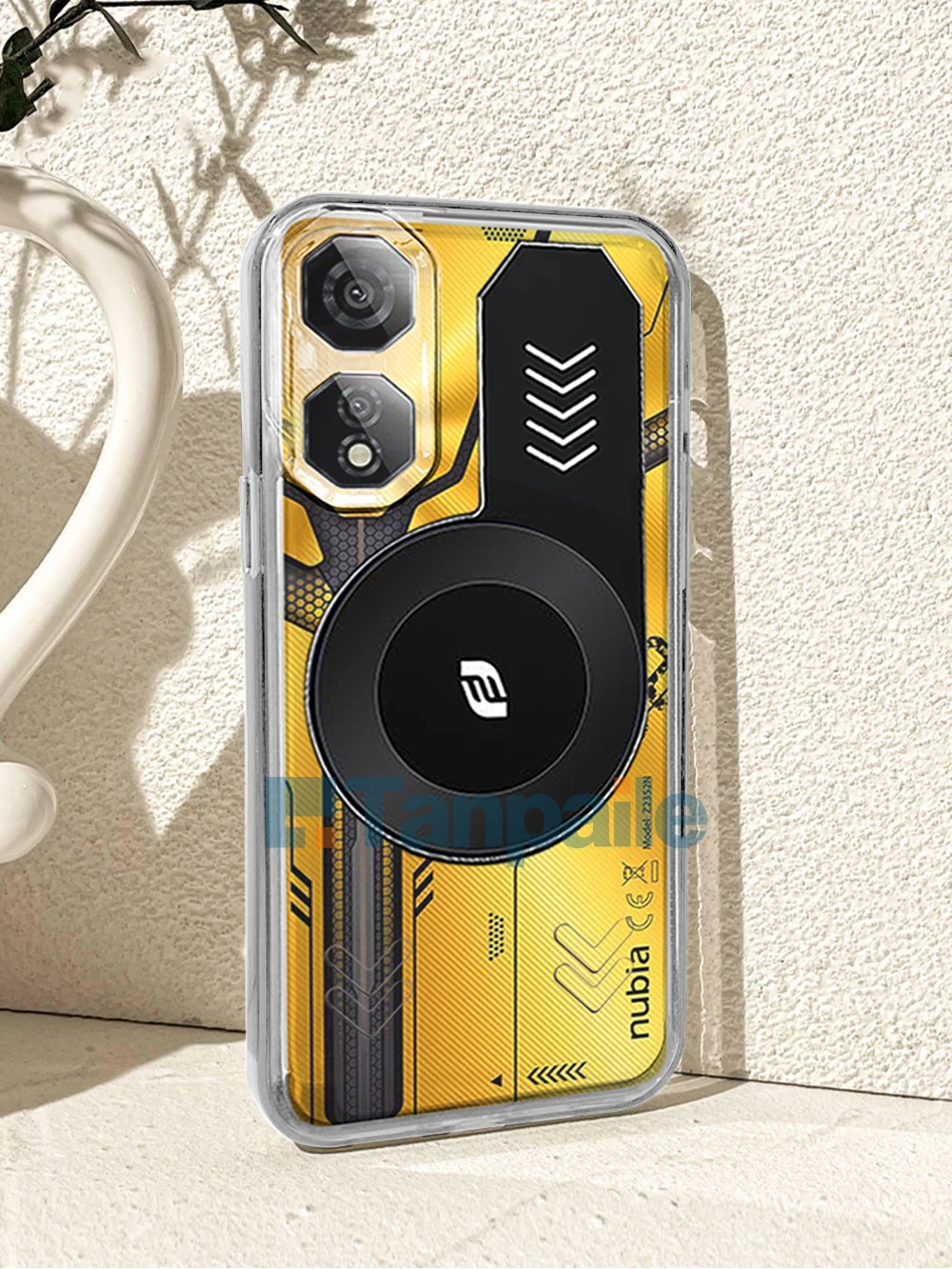 for Nubia Neo2 5G Neo 2 Cooling Case Shockproof Transparent Black Soft TPU Gaming Heat Dissipation Bumper Capa Funda Casing