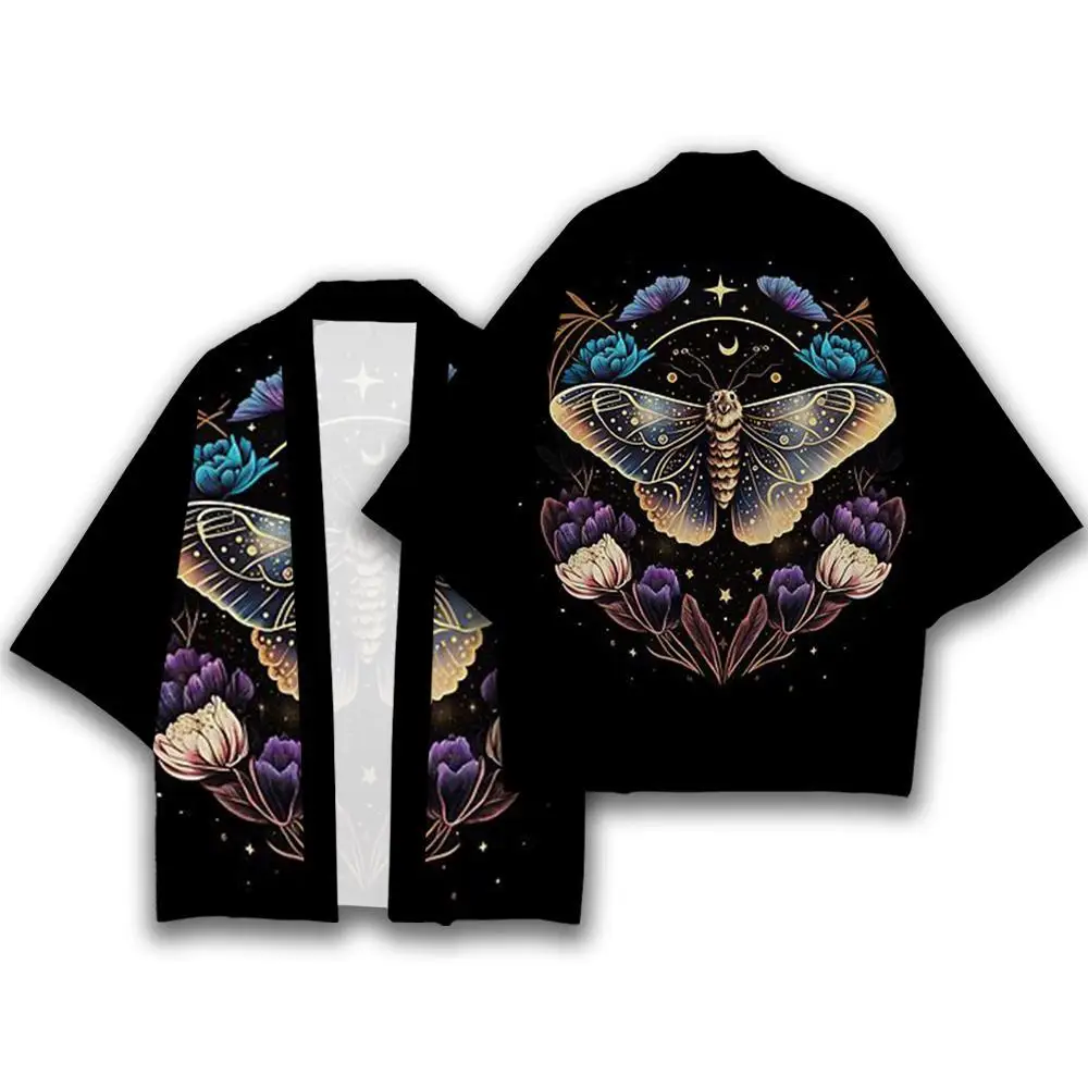 كيمونو رجالي ياباني بنمط الرافعة ، سترة هاوري ، يوكاتا ، توبات ساموراي عتيقة ، ملابس رجالية كبيرة الحجم ، كاجوال ، صيف ، شاطئ ، هاراجاكو #5