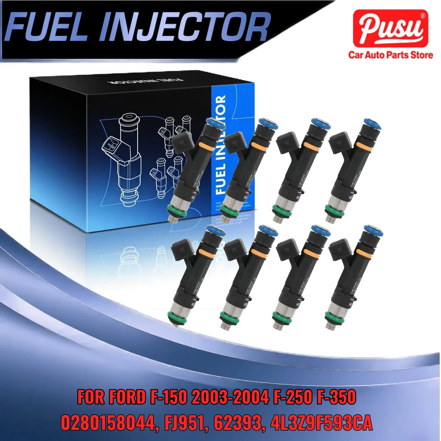 

Комплект из 8 топливных форсунок для Ford 5 4L F150 F250 Super Duty 2003 2004, совместимость с 4L3Z9F593CA