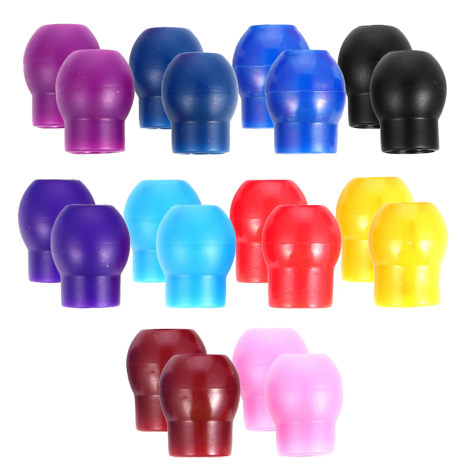10Pairs Premium PVC Stethoscope Earbuds Replacement Ear Tips for Professionals Universal Fit Cold Metal Protection Noise