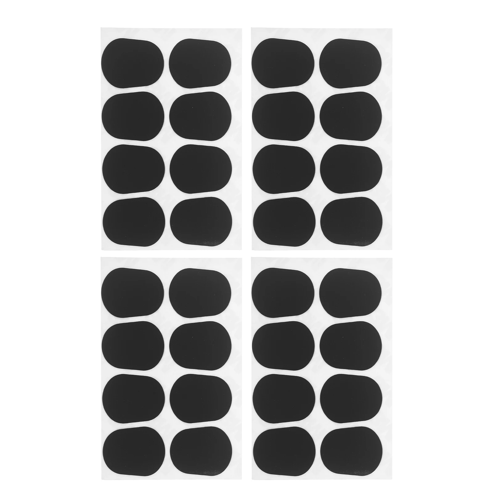 

32Pcs Saxophone Mouthpiece Pads Cushions Black 0.5mm Alto Tenor Soprano Clarinet Anti Slip Mouthpiece Patch Protector