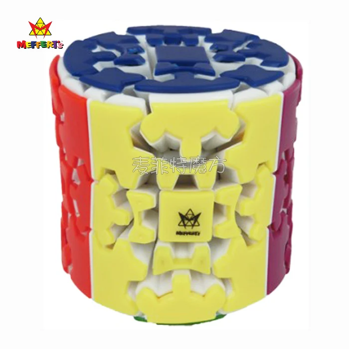 Meffert's Genuine 3x3 Magic Cube Gear Cylinder Cube Fun Children's Toy  3x3 Fidget Cube Speed Puzzle