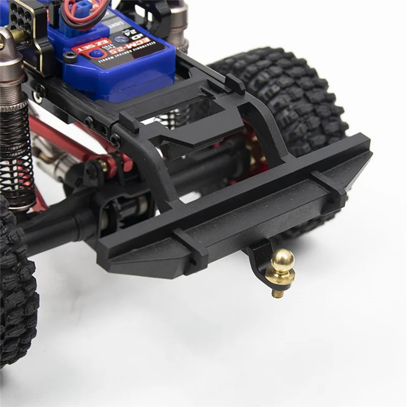 

Металлический задний бампер, буксировочный крюк для прицепа для Traxxas TRX4M 1/18, детали для обновления гусеничного автомобиля на радиоуправлении