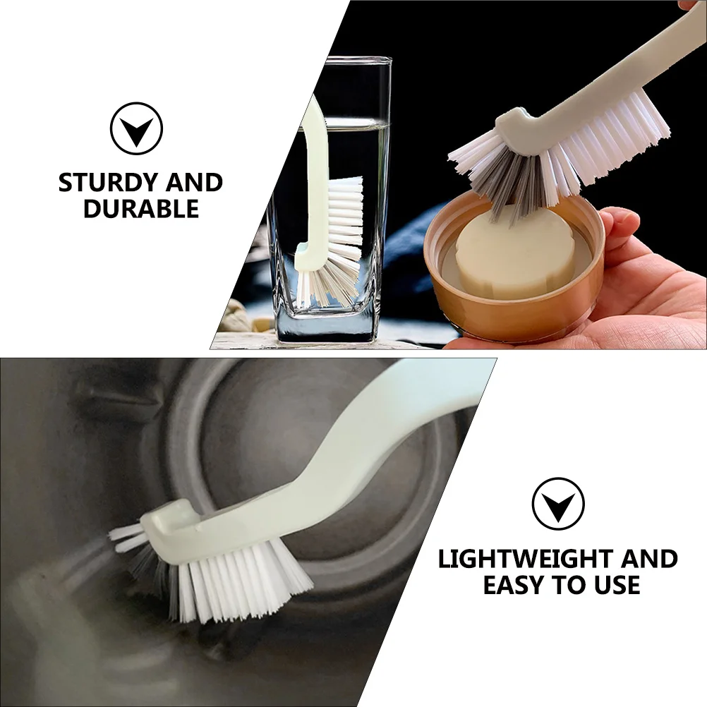 

5pcs Cleaning Set Ergonomic Handle For Window Tracks Door Rails Groove Clean Brush Household Deep Cleaning Tool Multi-Use Sink