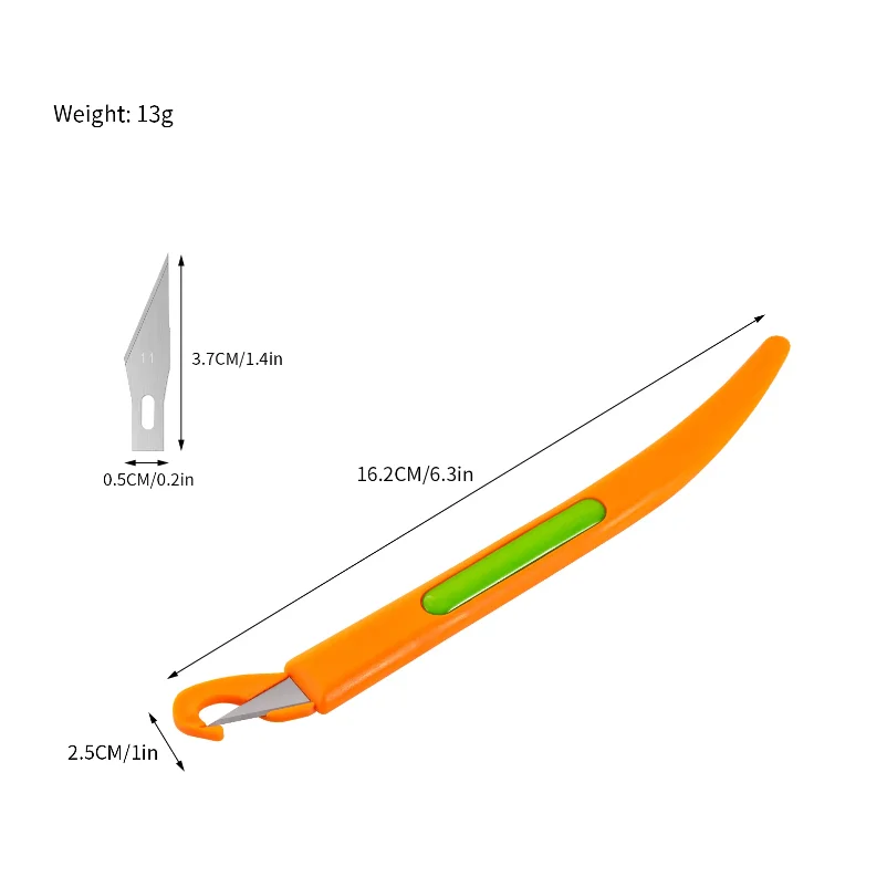 Magnetic Protective Cutter with Safety Guard Auto Vinyl Film Cutting Knife Portable for Car Window Tint Wallpaper Trimming Tool