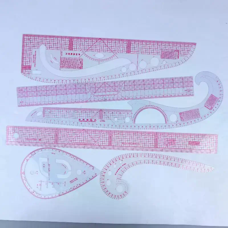 4/5/6/9Pcs Set Tailor Measuring Ruler Kit DIY Tailor Patterns Sewing Drawing Quilting Tools Clothing Patchwork Cutting Curve