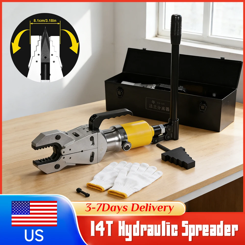 

Гидравлический ручной разделитель фланцев 14T, интегрированный сепаратор фланцев, противоударный, противоскользящий, для ремонта трубопроводов