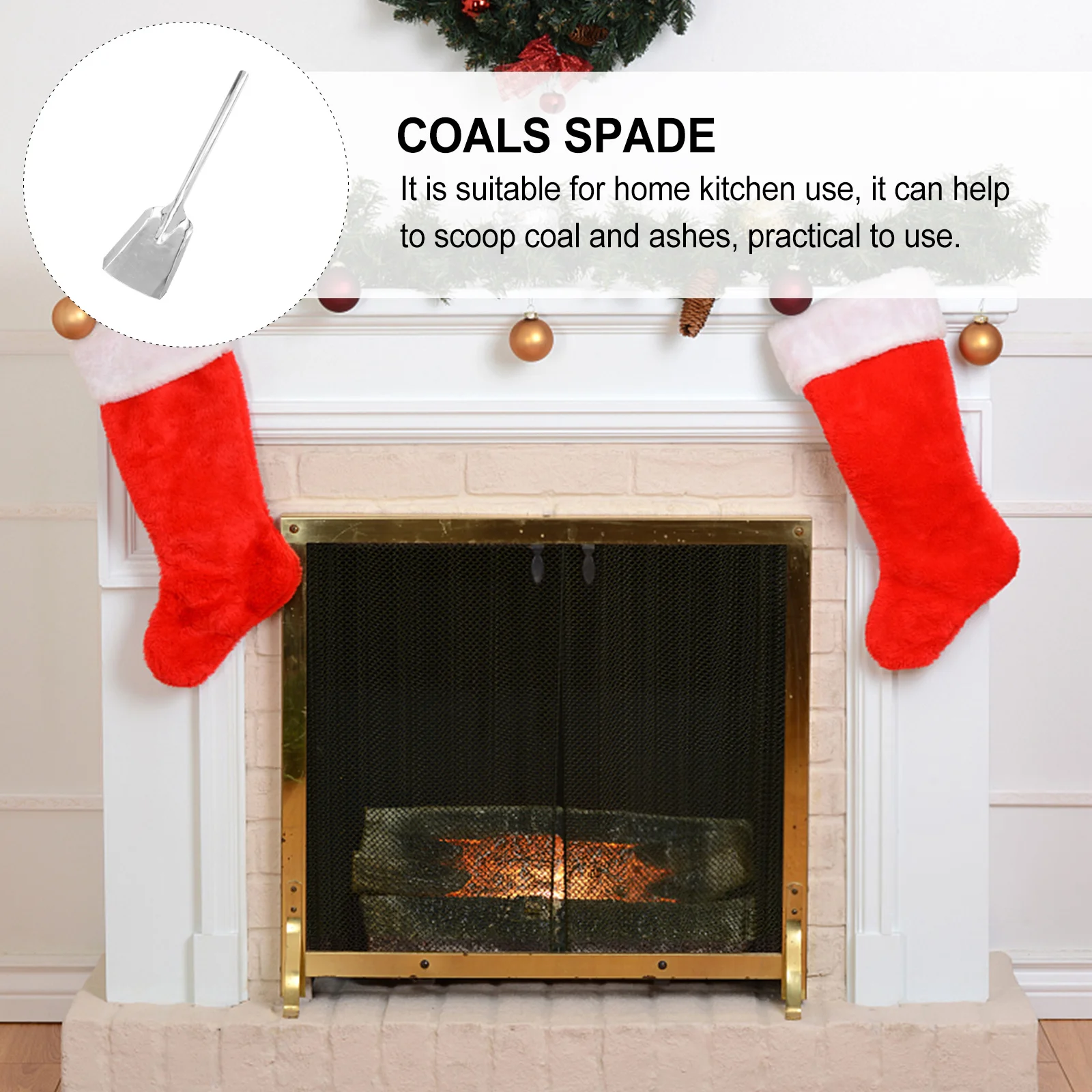 

Лопата для угля, утолщенная, железная, для печи, для угля и золы, с длинной ручкой, многофункциональная, для барбекю, для угля и золы