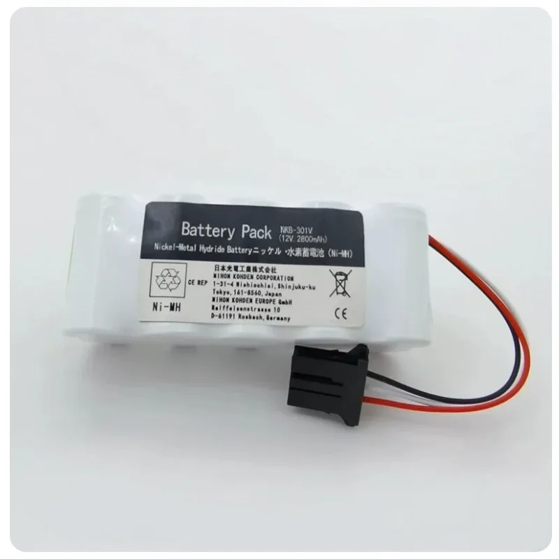 12V 2800mAh Defibrillator Battery for Japan Optoelectronics Tec-7621c 7631c 770055215531 Nkb-301v Ni MH Battery