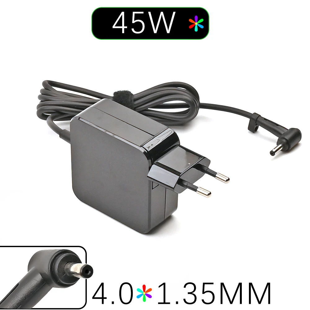 19v 2.37a 45w adaptador de carga para laptop 4.0*1.35mm para asus zenbook ux305 ux21a ux32a x201e x202e t300la ADP-45BW x540l taichi power