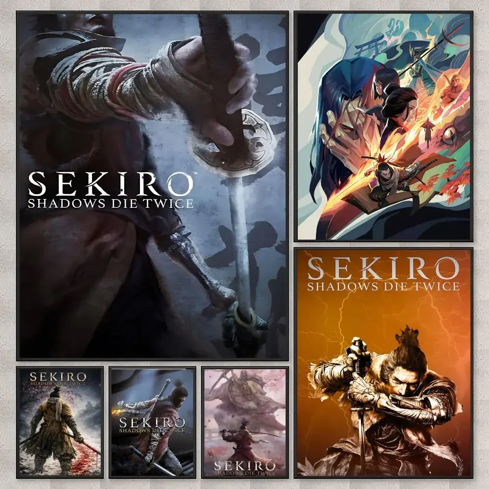 game Sekiro: Shadows Die Twice Poster HD Printing Nordic Style Home Decor Wall Art for the Living Rooms Hallways Gift Giving