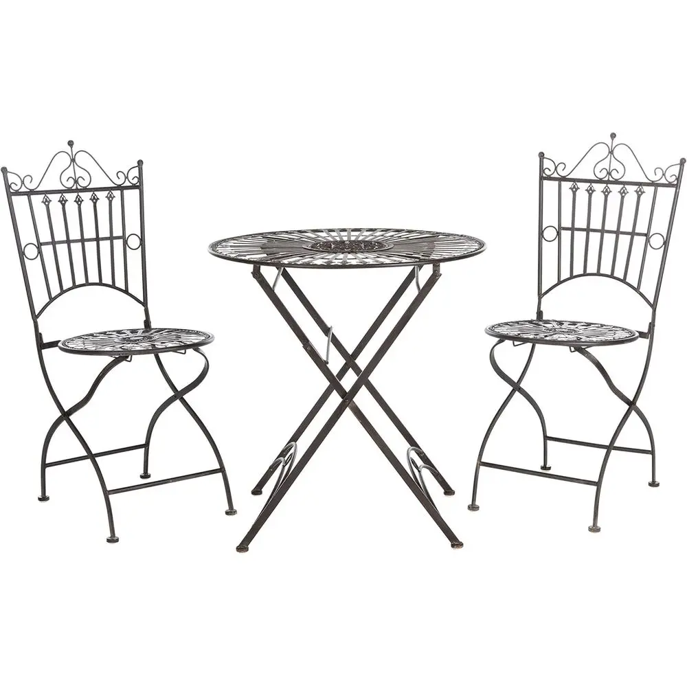 

Outdoor 3-Piece Bistro Set in Belen Pearl White