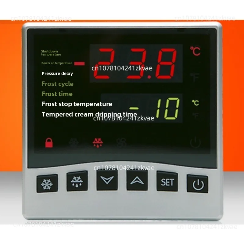 LTC-100 Microcomputer Temperature Controller Refrigeration Defrost Fan Big Panel LED Split