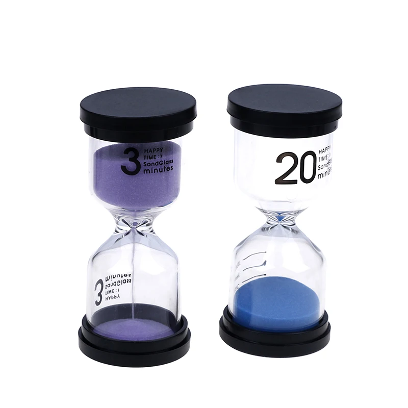 1/3/5/10/15/30 Minutes sand glass sandglass hourglass timer clock decor gift