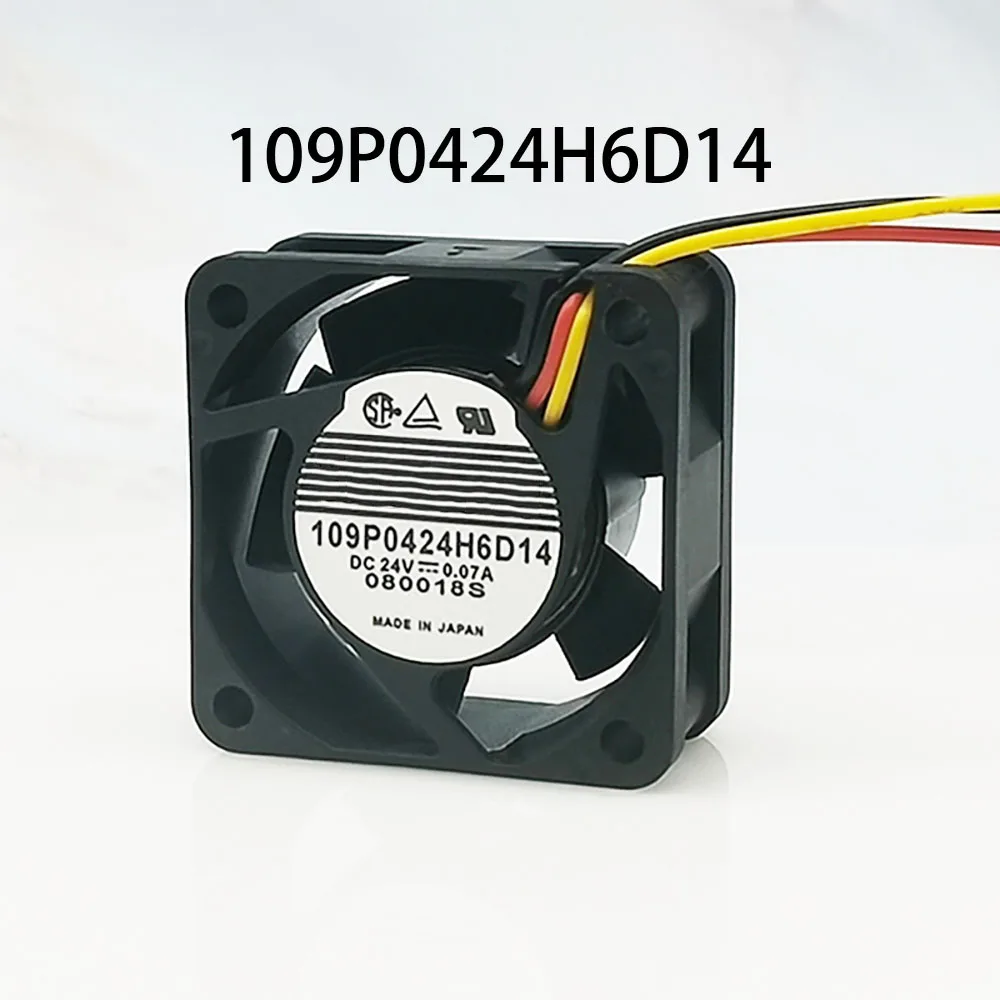 High-Airflow Axial fan 109P0424H6D14 24VDC 0.07A 3pin 40*40*20mm Server system coooling Fan