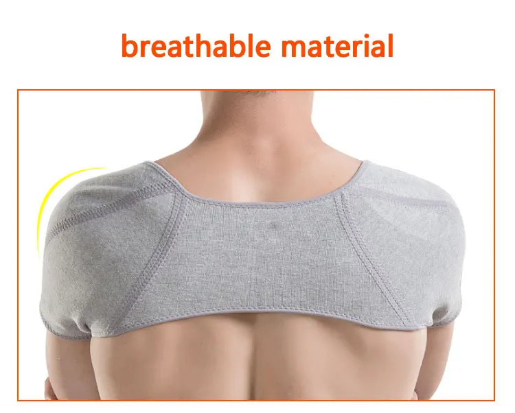 Elastic Shoulders Protector Elastic Shoulder Support Bandage Sports Breathable Back Double Shoulder Protector Pad keep warm