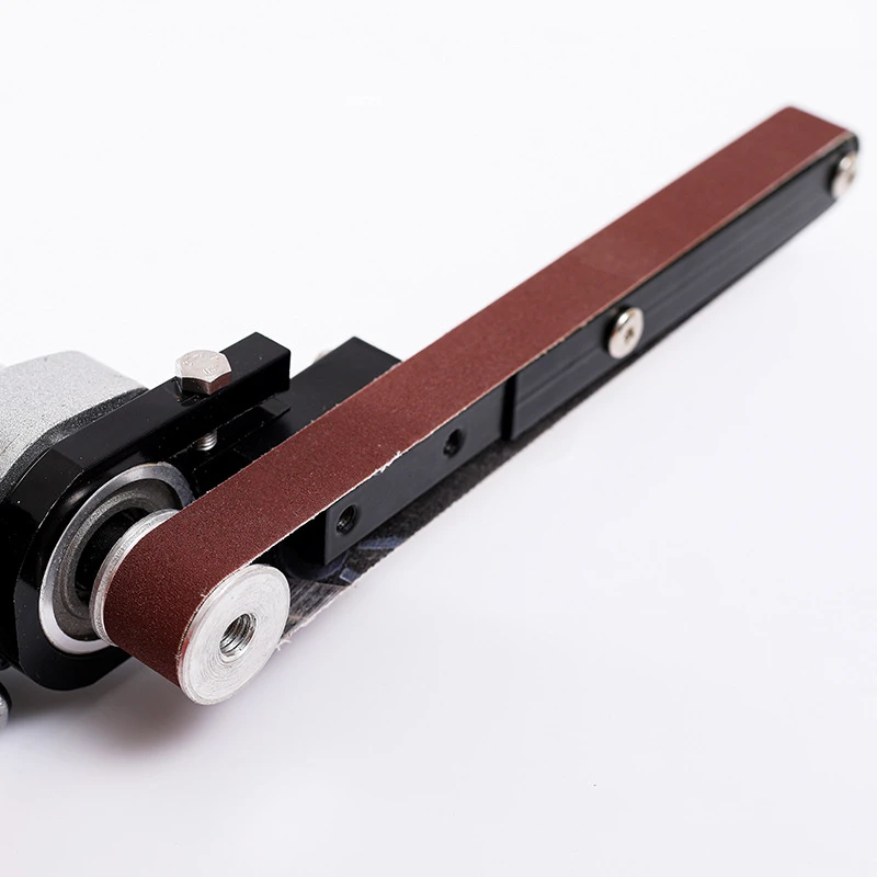 電動ミニベルトサンダー,日曜大工の研磨,グラインダー,アングルグラインダーベルト,80/400,m10用グリットベルト
