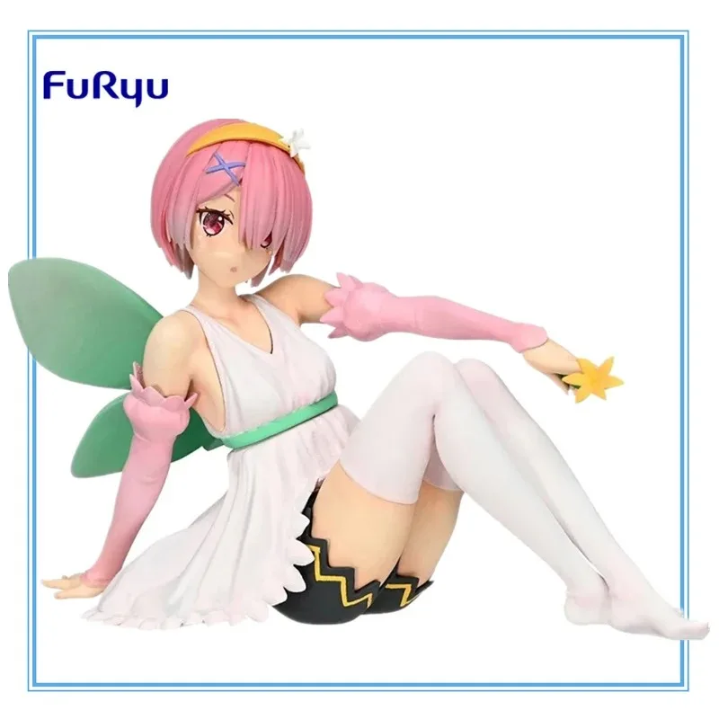 

In-Stock FuRyu Noodle Stopper Figure Ram (Re: ZERO Starting Life in Another World) 120 Mm Anime Action Model Ornament Toys
