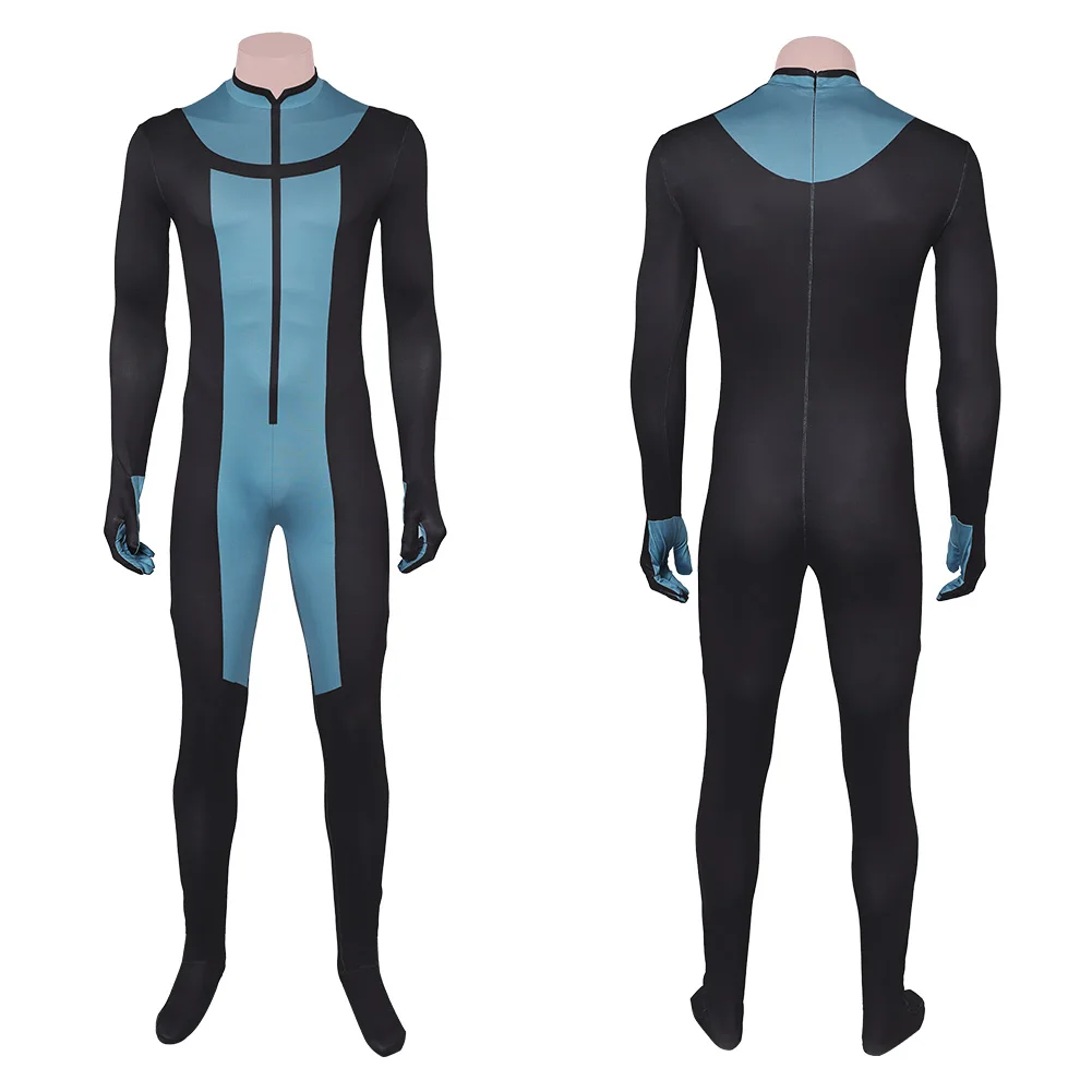 Cartoon Invincibile Mark Grayson Tuta Ognissanti Carnevale Festa Uniforme Giochi di ruolo Abiti per uomo Maschio adulto