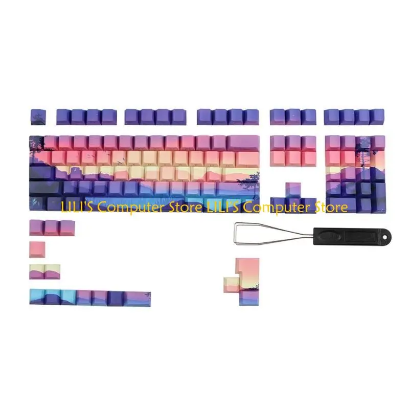 

A52B 124-Key Keycaps Dreamland Keycap Set for Mechanical Keyboard Backlighting