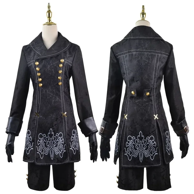 

MN1 Nier Automata Cosplay Costume Yorha 9S No.9 Type S Outfit Games Suit Men Role Play Costumes Halloween Party Fancy8/yG