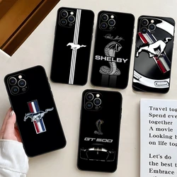 Ford Mustang Phone Case For Iphone 15 Pro Max 16 14 Mini 13 12 11 X Xr Xs 6 15 7 8 Plus Back Cover