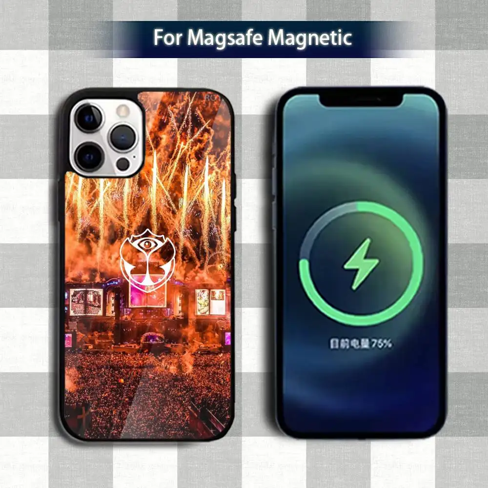 Popular Music TomorrowlandS Phone Case For iPhone 13,12,15,17,11,16,14,Pro,Max,Plus,Mini,Magsafe,Magnetic Wireless Charging Case