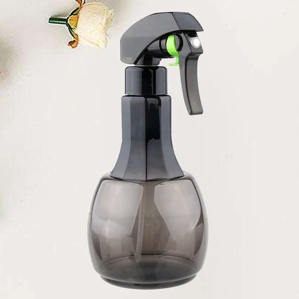 Pulverizador multifuncional de 400 ml, garrafa de spray de água térmica, ferramenta de cabeleireiro, design à prova de vazamento cinza, bico de fácil uso