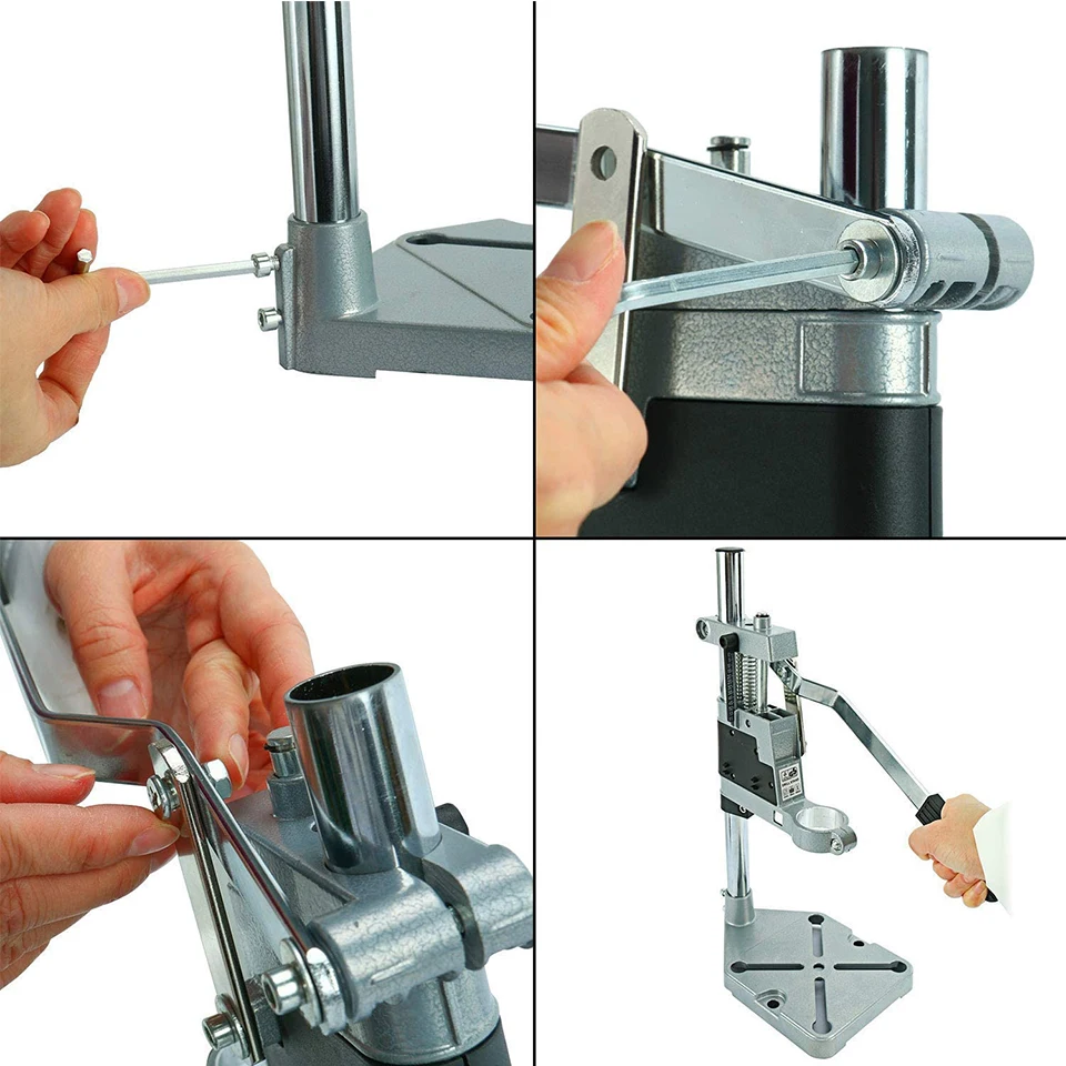 RDDSPON 400mm Drilling Holder Grinder Rack Stand Clamp Bench Press Stand Clamp Grinder Electric Drill Bracket for Woodworking