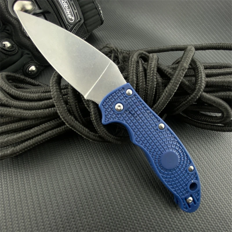 C101 Multi-color Nylon Fiberglass Handle Pocket EDC Multitools Folding Knife Suitable for Survival Hiking Fishing Utility Tools