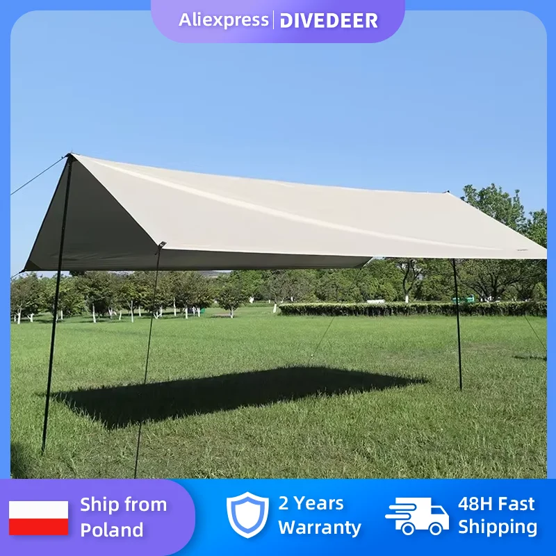 DIVEDEER Sonnenschutz-Zelt, Gartenüberdachung, Sonnenschutz, Überdachung für den Außenbereich,