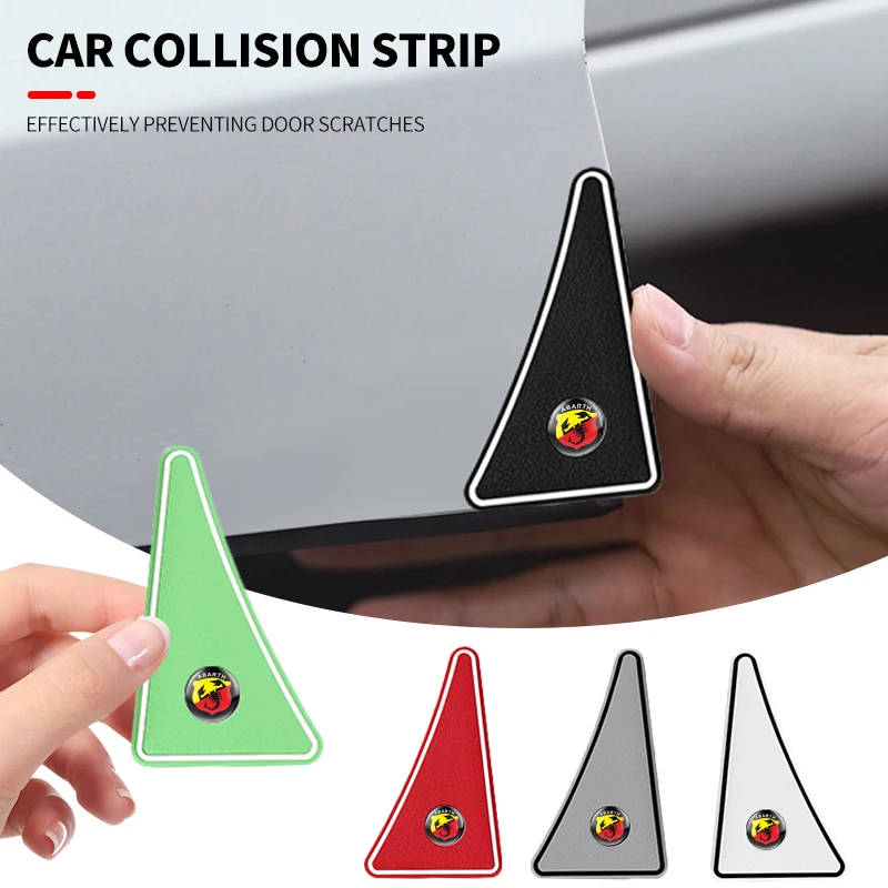 2PCS Car Door Corner Covers Anti-Collision Protector For Abarth LEXUS Infiniti Dacia Tesla Cadillac Land Rover Toyota Renault