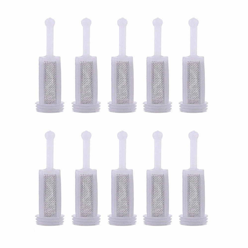 10/20pcs tipo di gravità in plastica pistola a spruzzo filtro a spruzzo diametro vaso 11mm lunghezza 36mm