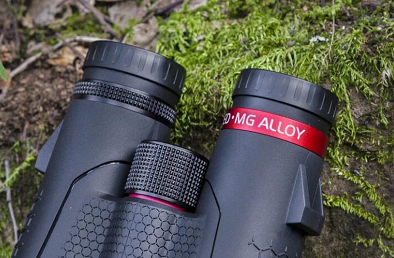 Shuntu Leistungsstarkes 10x50/12X50 ED-Objektiv-Fernglas IPX7 wasserdichtes Bak4-Prisma-Langstrecken-Außenteleskop für Camping, Jagd, Sport – Detail 14