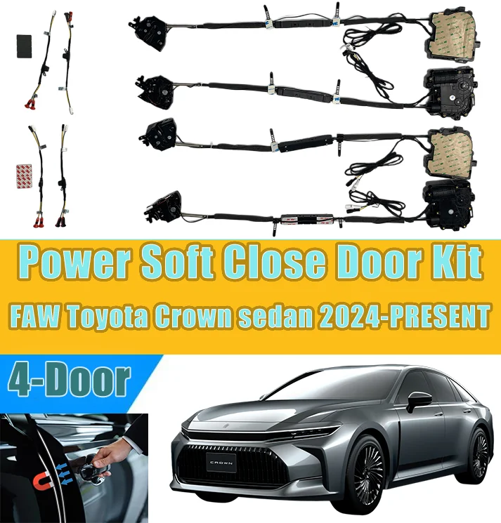 Xcar for FAW Toyota Crown sedan 2024-PRESENT Car OEM Automatic Soft Close Door Electric Suction Kit Auto Power Closing