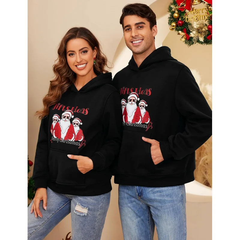 Ugly sweatshirts Christmas wool hoodiesmen's and women's Thanksgiving pulloversparty gifts