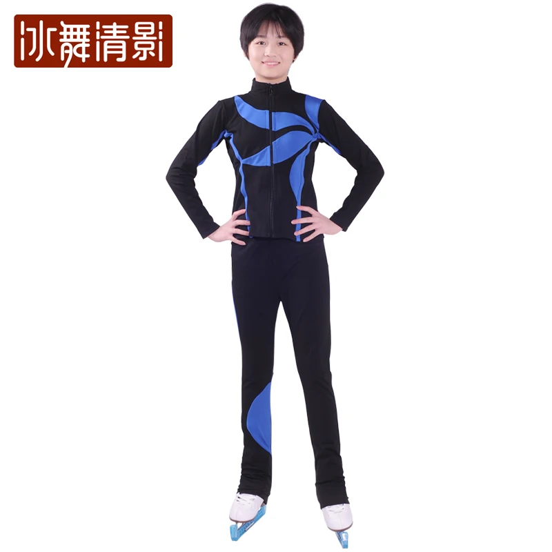 Figure skating suit, jacket, ice skating pants with fleece ice skating pants, ice skating set