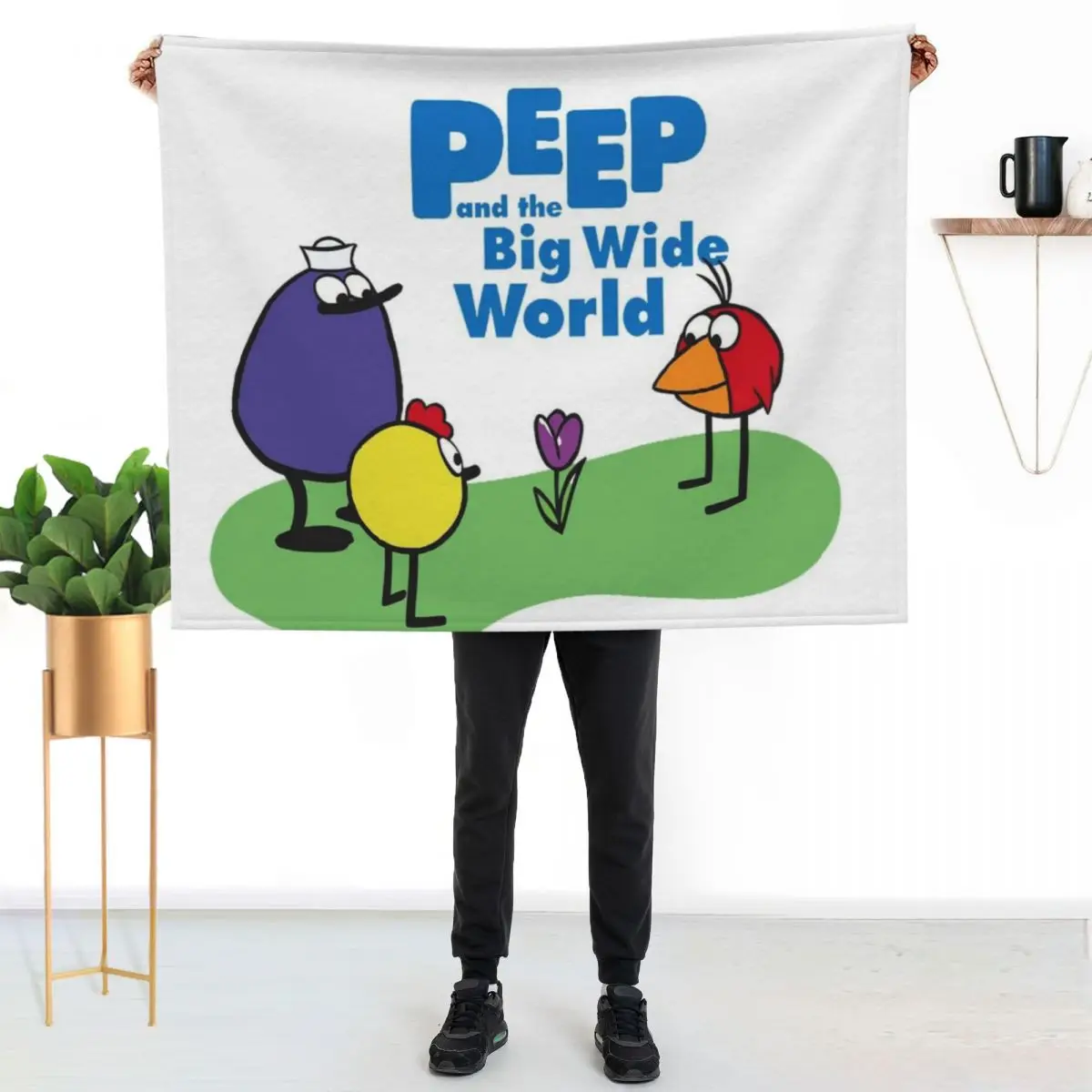 Peep and the Big Wide World 2022 Throw Blanket Giant Sofa Hairys Camping Softest Winter beds Vintage Blankets