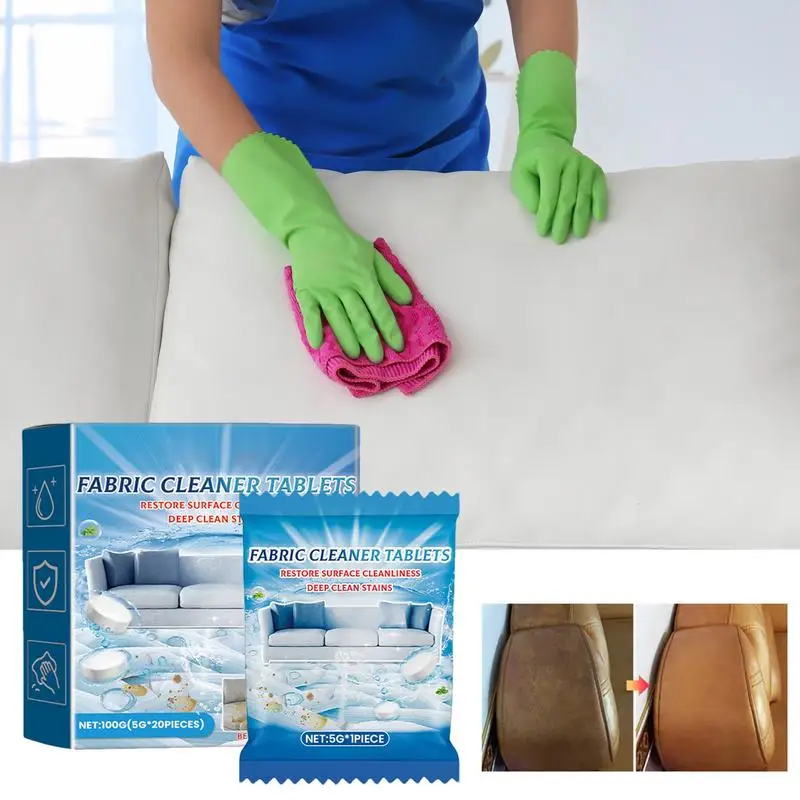 Couch Cleaner Tablet Couch Cleaner And Stain Remover Multifunctional Fast & Effective Couch Cleaner Tablet For Carpets Rugs