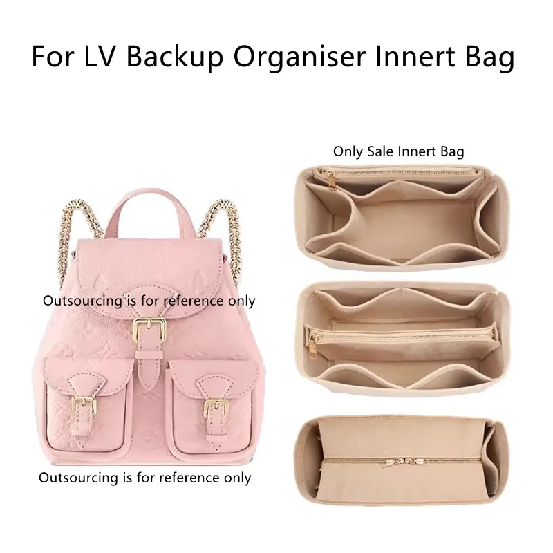 

Only Sale Innert Bag Felt Insert Liner Purse Organiser Pouch Handbag Tote Bag Internal Bag For LV Backup Backpack inner bag