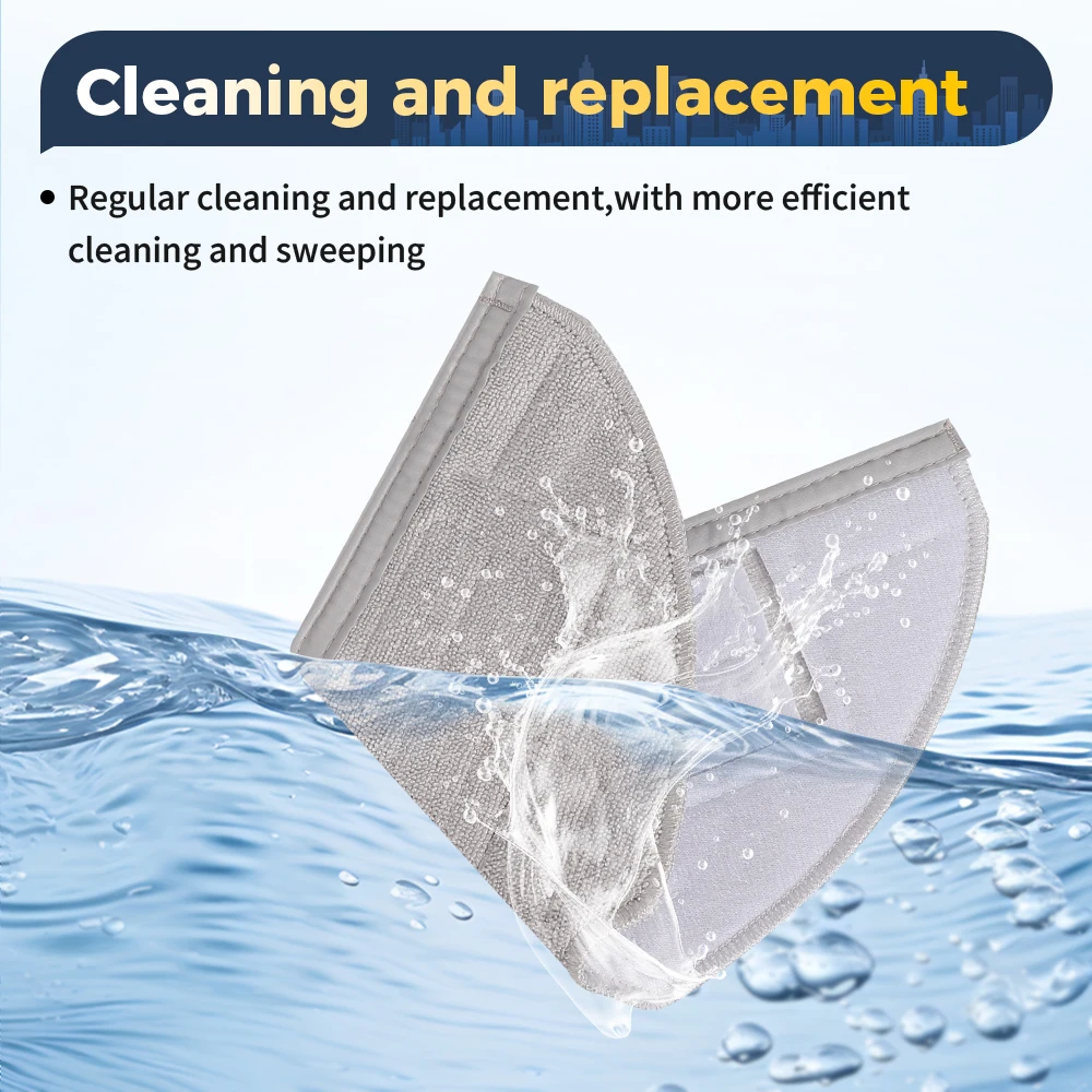 ممسحة قماش لروبوروك S7 S8 S7 Maxv Ultra S7 Max S8 Pro Ultra S7 Maxv Plus S8 + S70 S75 T7S/G10/G10S/G10s Pro روبوت مكنسة كهربائية