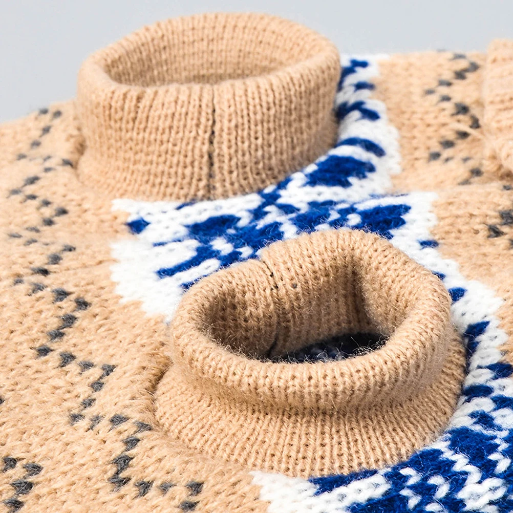 

2 Pcs Dog Clothes Extra Small Coat Sweater Pet Fleece Fashion Male Sweaters