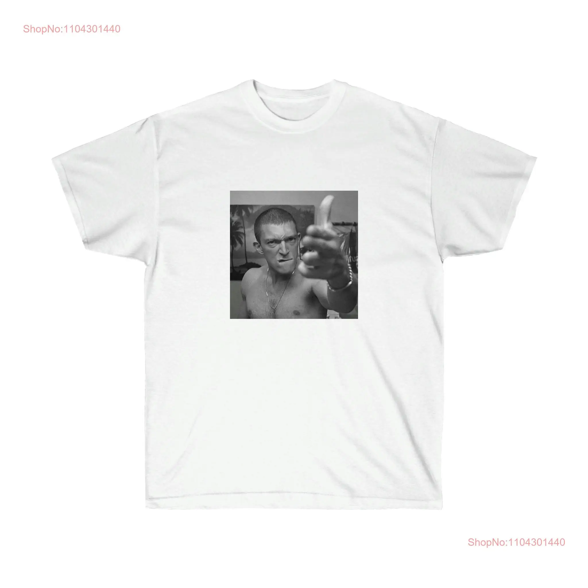 Vincent Cassel La Haine Aesthetic Cotton T Shirt Classic Fit Tribute Inspired by Iconic French Cinema