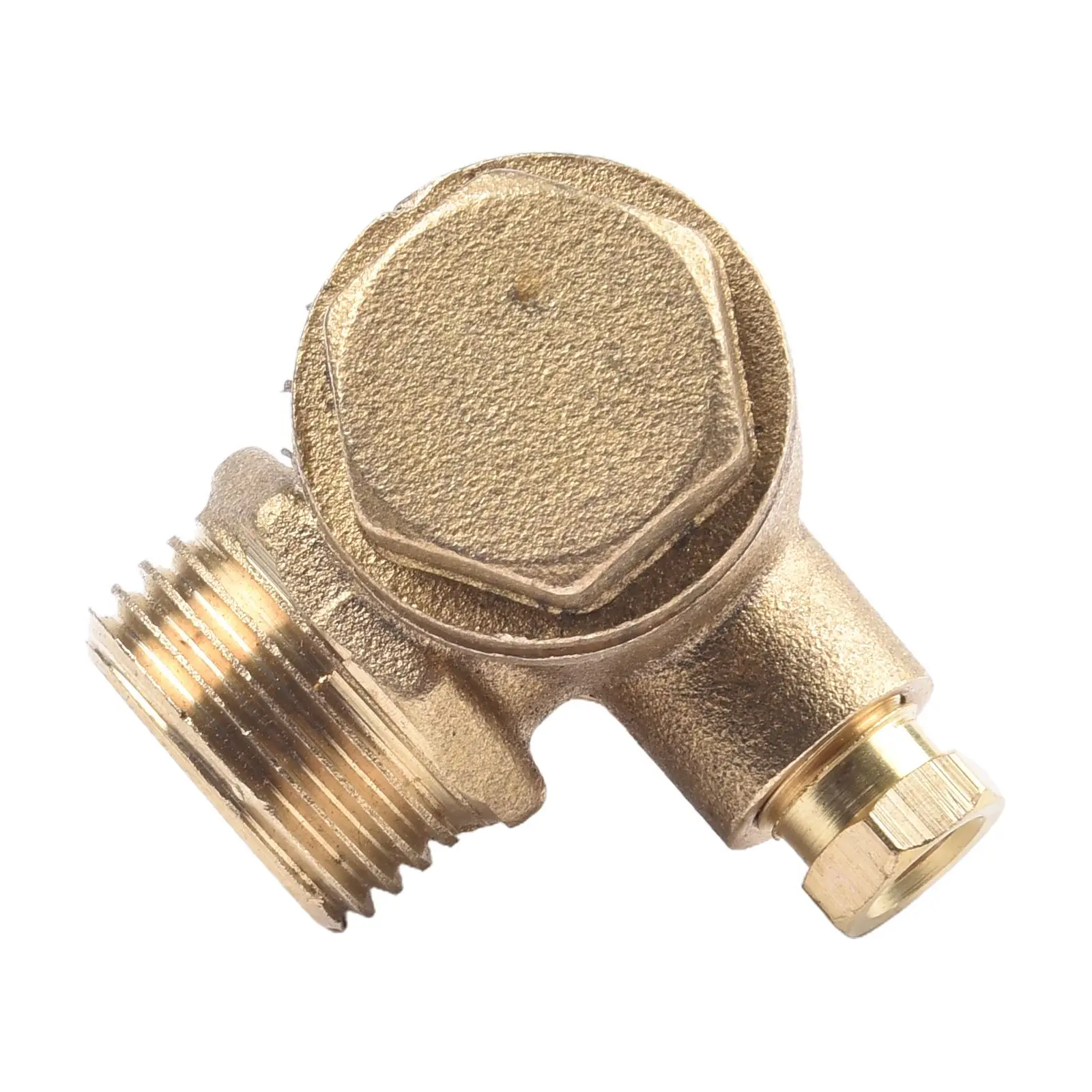 Brass Check Valve with G1/2 Male Thread and Three Separate Male Ports for Air Compressor Tank Pump and Air Hose Link