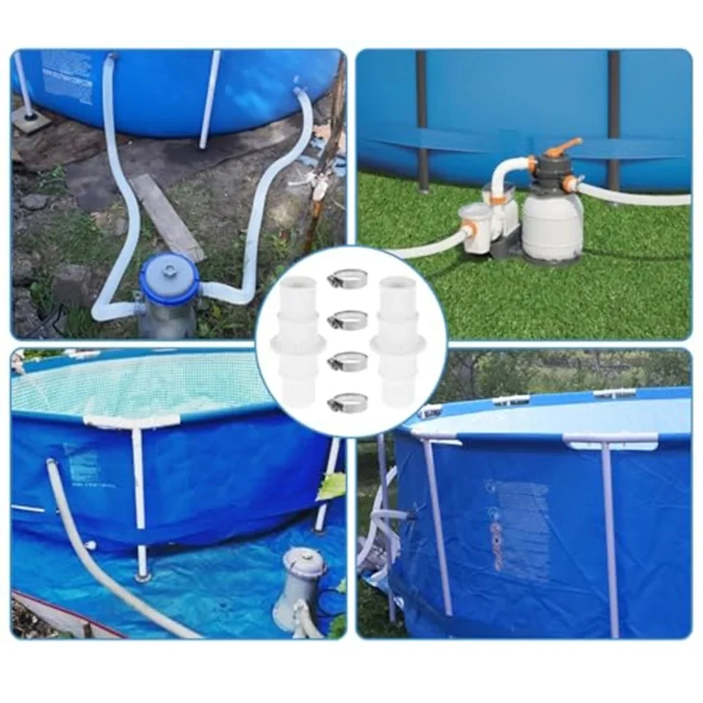 For Efficient Cleaning Hose Adapter Set Rust-proof Clamps Built For Tough Conditions Enhanced Cleaning Performance