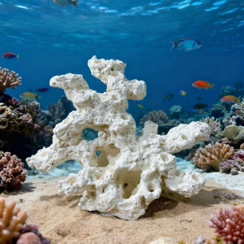 

Керамическая коралловая пещера для аквариума: безопасное, экологичное укрытие, натуральная текстура, место для разведения креветок, декоративное украшение