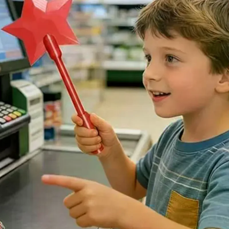 1 Pcs 3D Printed Star Wand Tap To Pay Star Magic Wand Portable Contactless Payment Card Holder Credit Card Holder 7 Color