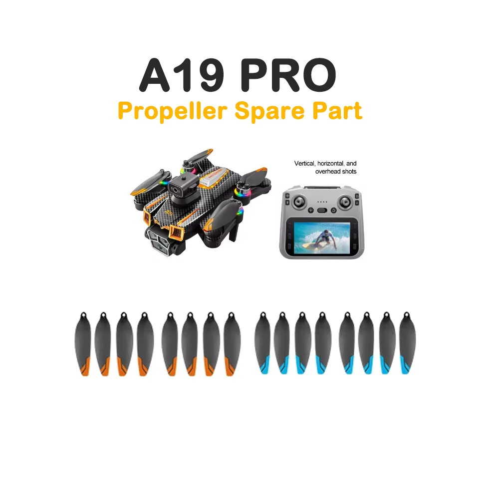 

Wholesale A19PRO A19 PRO Drone Original Propeller Spare Part A19 Main Blade Maple Leaf Wing Rotor Part CW CCW Fan Accessory
