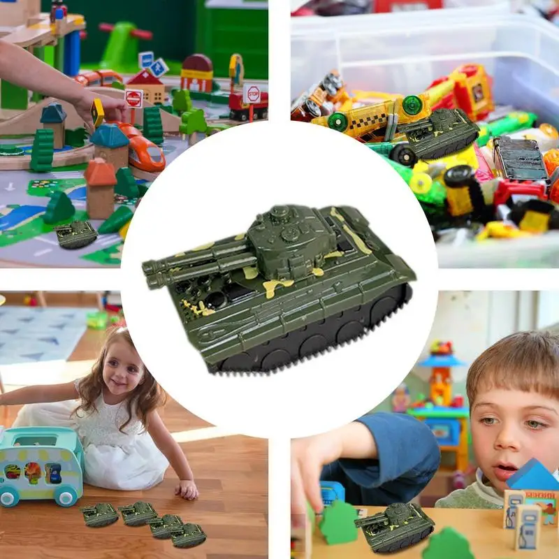 Pull Back Tank Mini Tank Model Toy Push And Go Tanks For Imaginative Play Party Favors Stocking Fillers For Kids Boys Girls