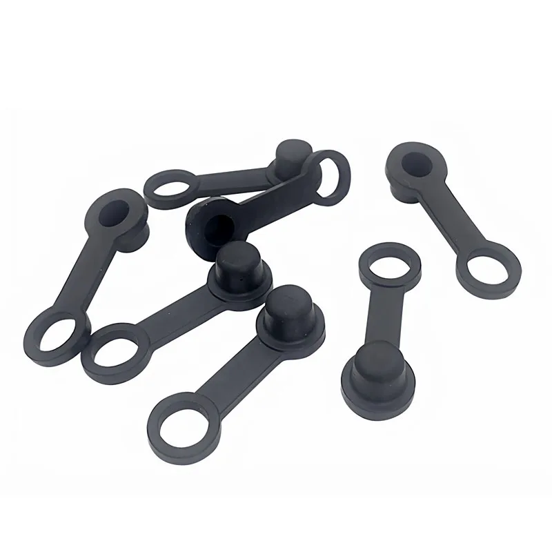10PCS Car Motorcycle Brake Pump Caliper Lower Pump Exhaust Screw With Rubber Cap Oil Drain Screw Cover Dust Cover Accessories